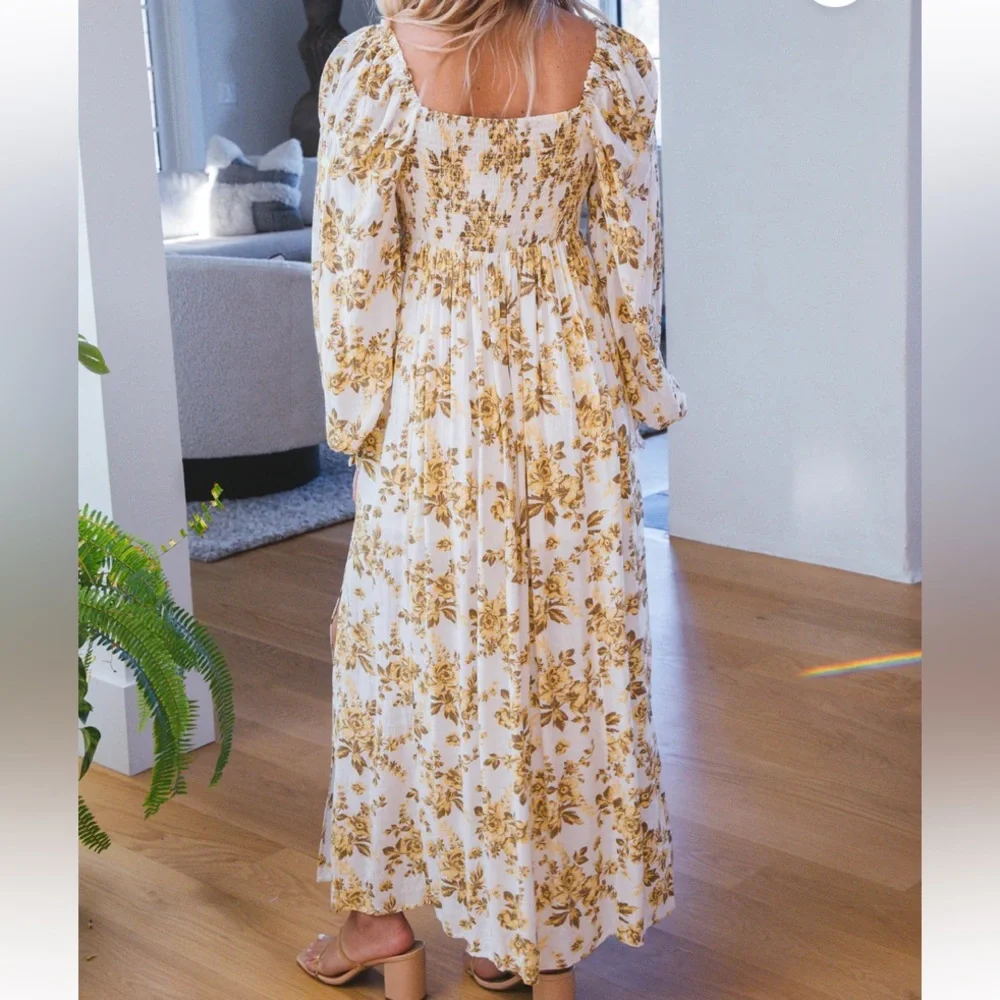 Free People Jaymes Midi Floral Dress - Picture 5 of 8